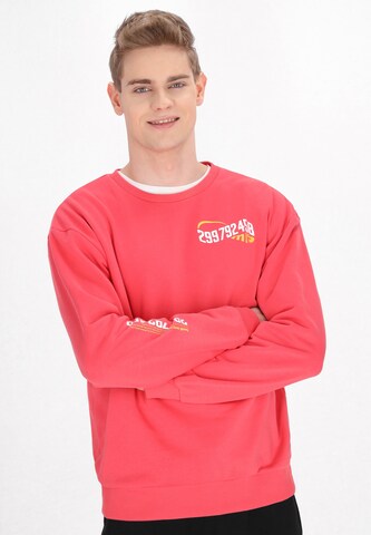 Mo ATHLSR Sweatshirt 'Back To School' in Red: front