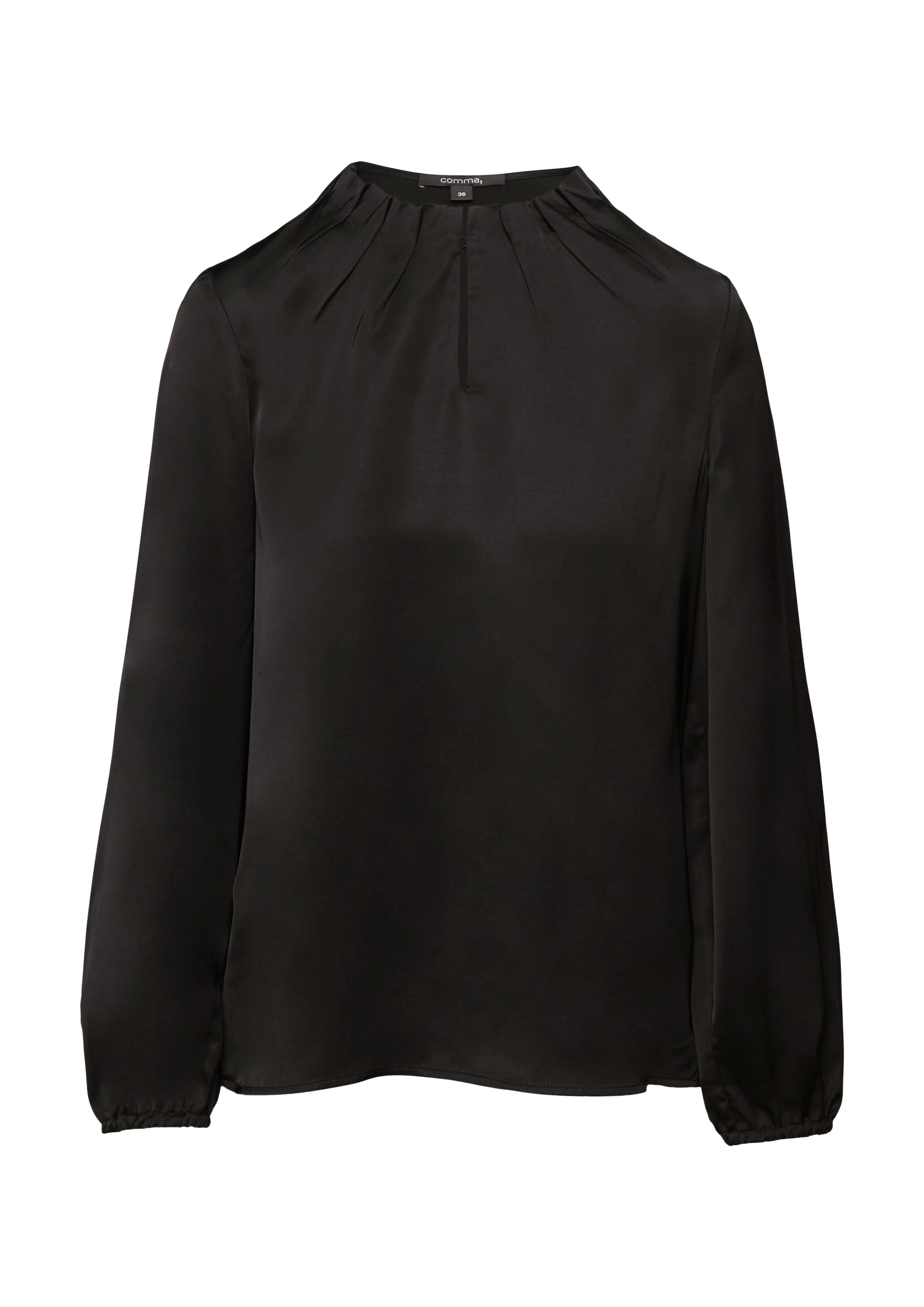 COMMA Bluse in Schwarz: Vorderseite