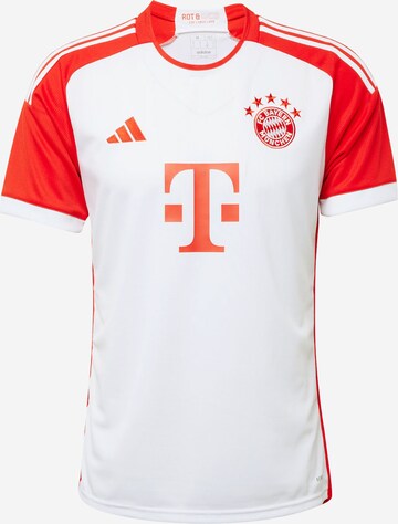 Maillot 'FC Bayern München 23/24' ADIDAS PERFORMANCE en blanc : devant