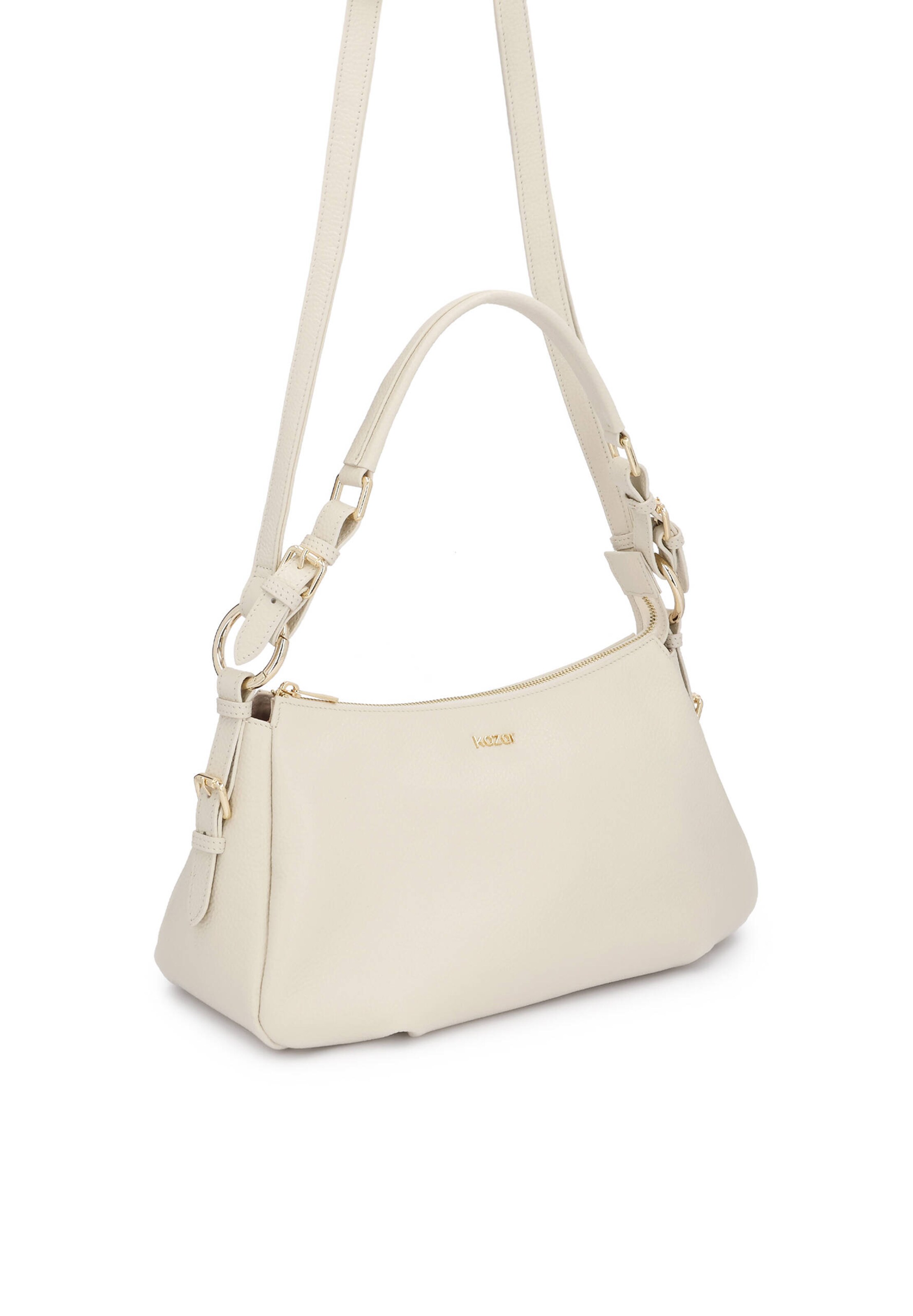 Borsa a spalla di Kazar in bianco