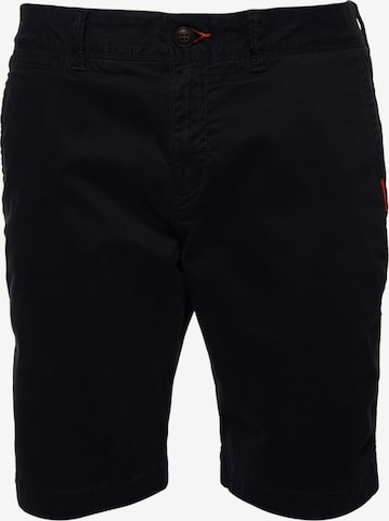 Superdry Regular Chinoshorts 'International' in Blau: predná strana