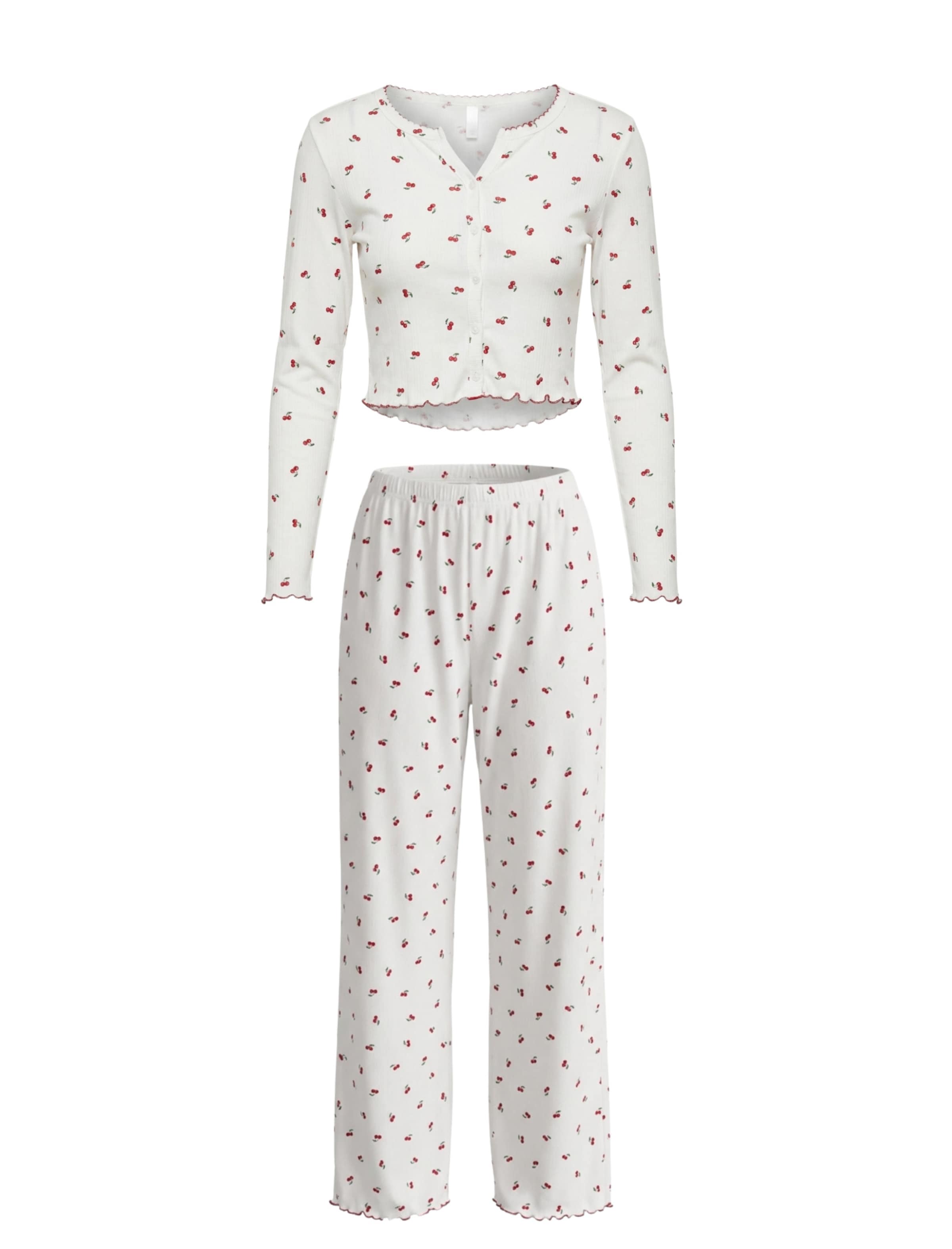 Loungeable Pajama in White: front