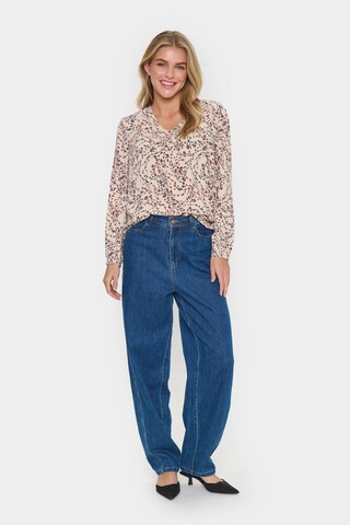 SAINT TROPEZ Bluse 'Gazel' i beige