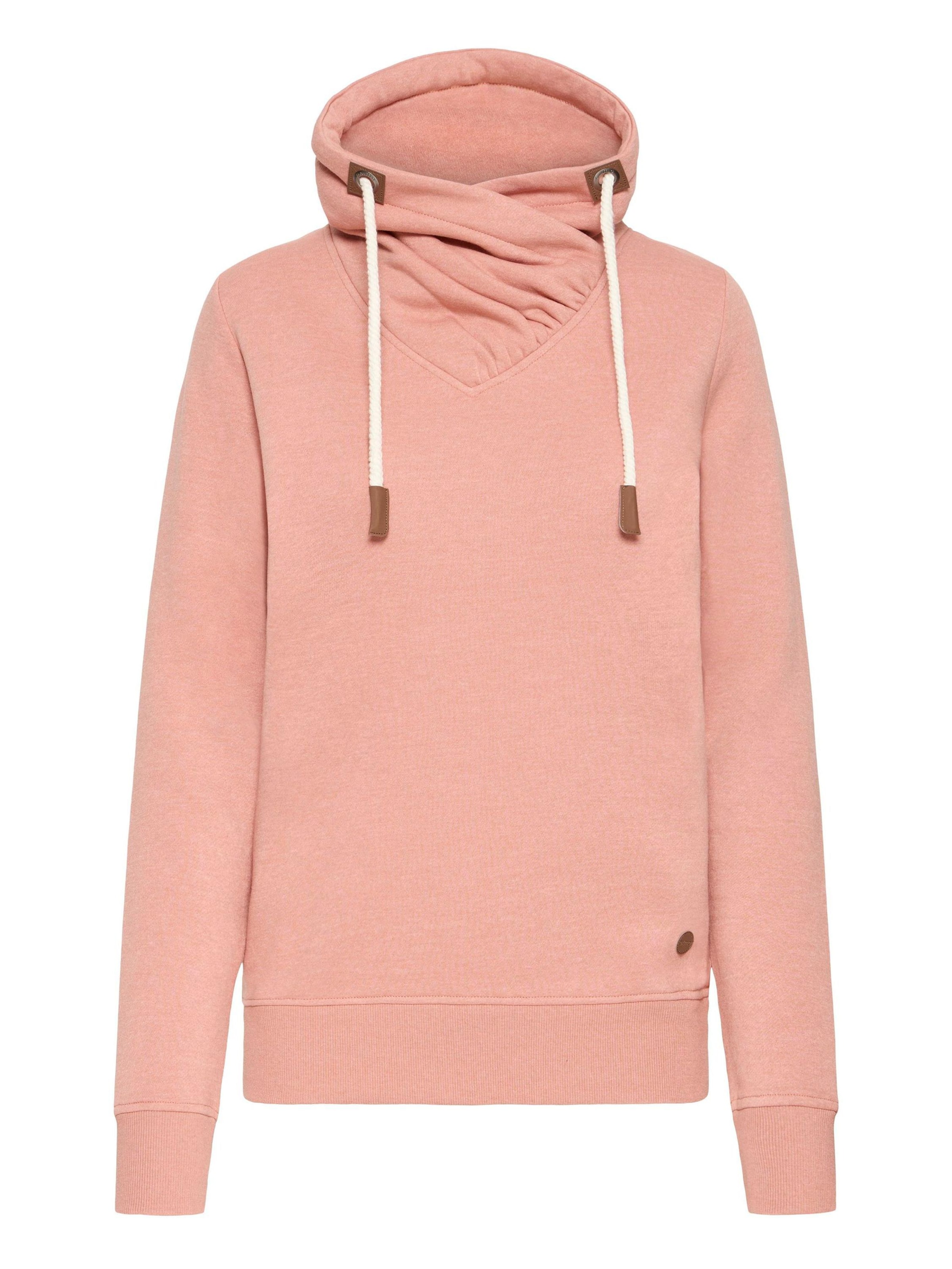 Oxmo Sweatshirt 'Mille' in Roze: voorkant