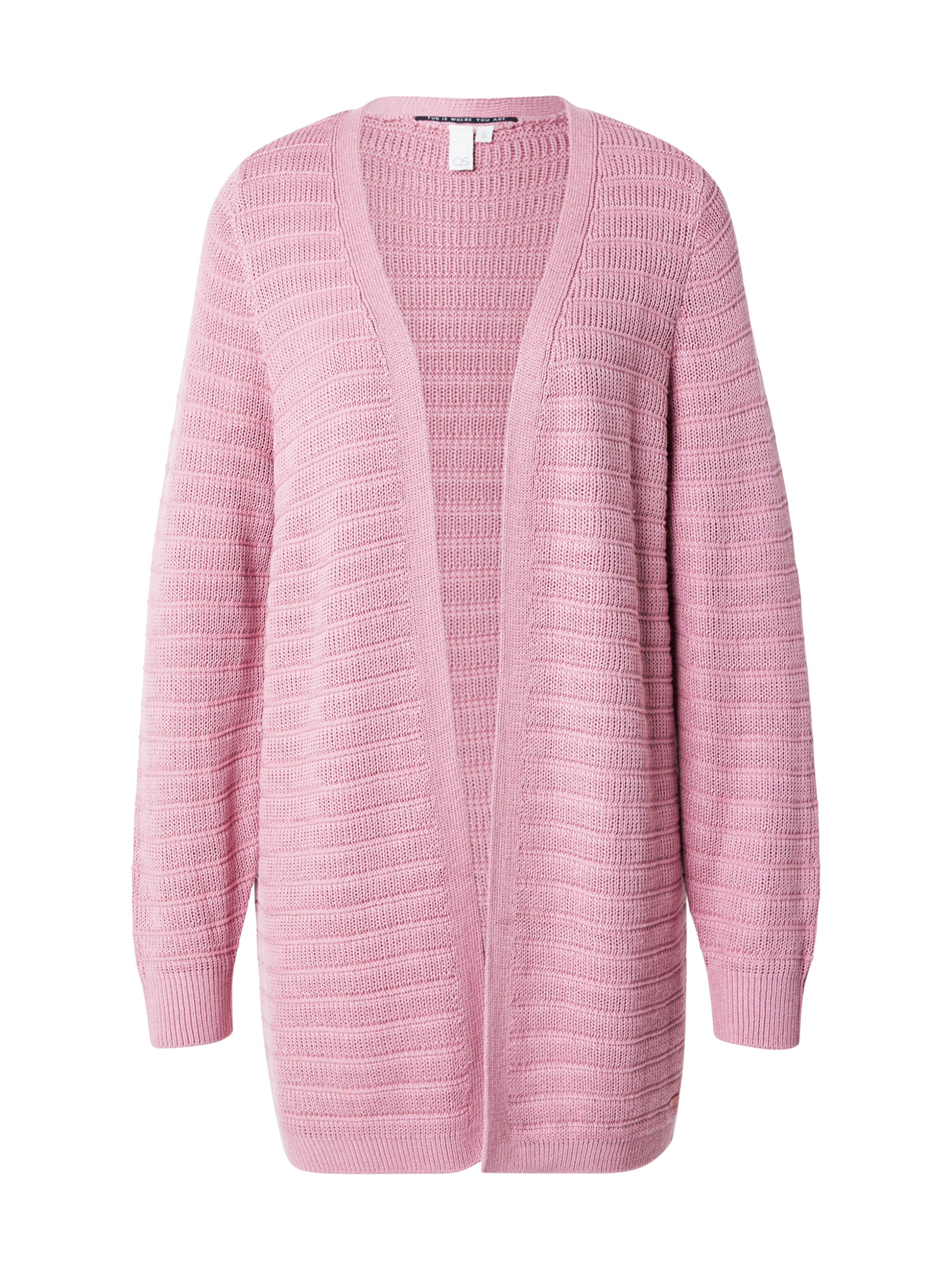 Cardigan QS en rose : devant