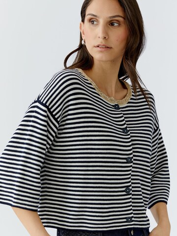 OUI Strickjacke in Blau