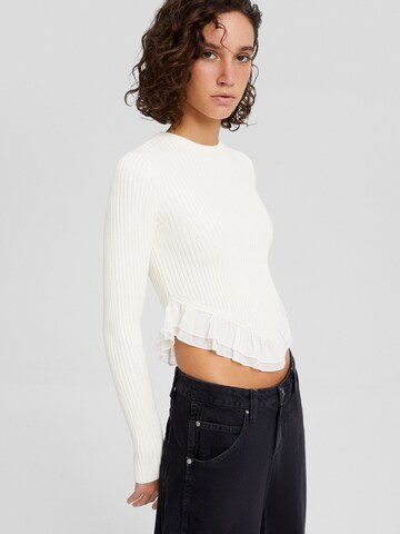 Bershka Pullover in Beige