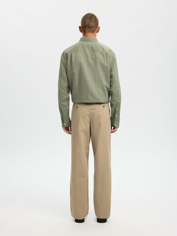 SELECTED - Slimfit Pantalón chino '220' en marrón