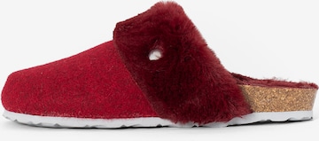 Pantoufle 'Maik' Bayton en rouge : devant