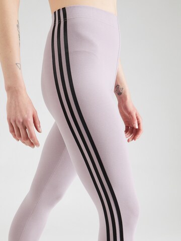 ADIDAS SPORTSWEAR Skinny Sports trousers 'Future Icons 3-Stripes' in Purple