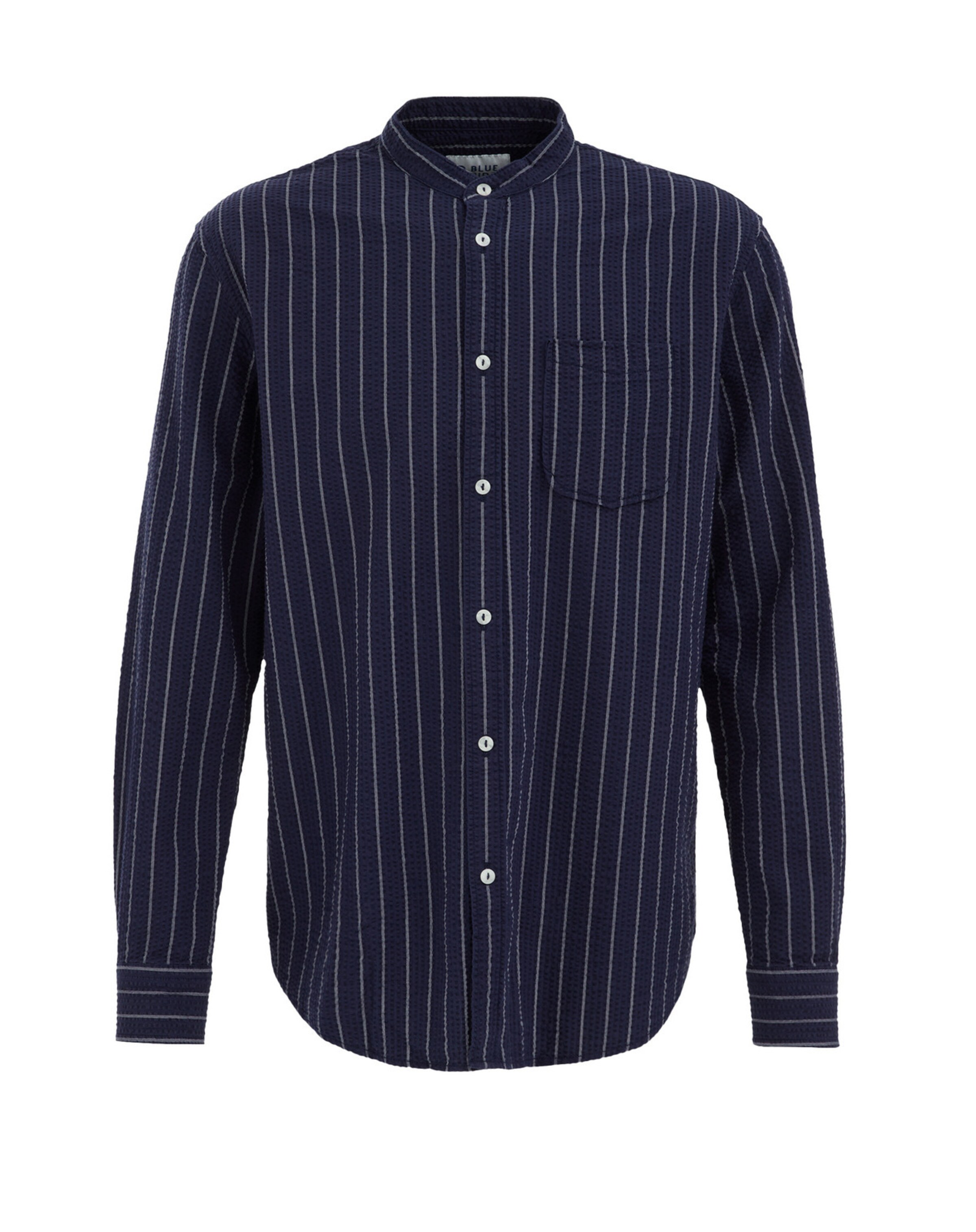 mėlyna WE Fashion Patogus modelis Marškiniai: priekis