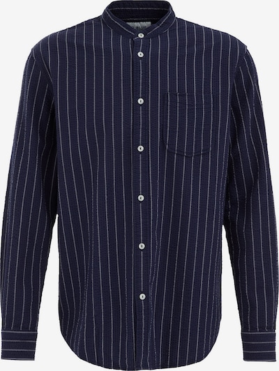 WE Fashion Camisa em azul escuro / branco, Vista do artigo