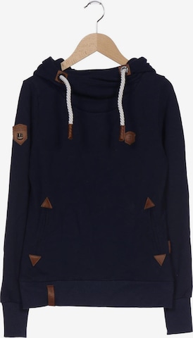 naketano Sweatshirt & Zip-Up Hoodie in XS in Blue: front