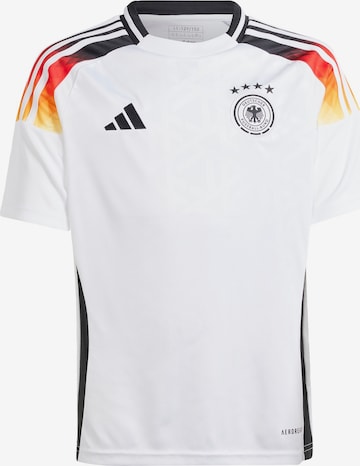 ADIDAS PERFORMANCE Λειτουργικό μπλουζάκι 'DFB 24' σε λευκό: μπροστά