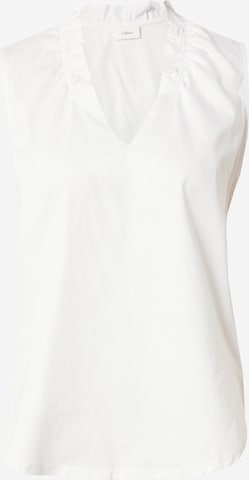 s.Oliver BLACK LABEL Blouse in White: front