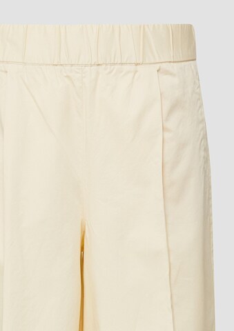 Wide Leg Pantalon s.Oliver en beige