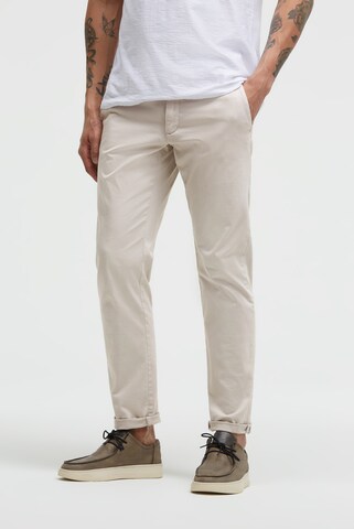 CMPD Regular Chino Pants in Grey: front