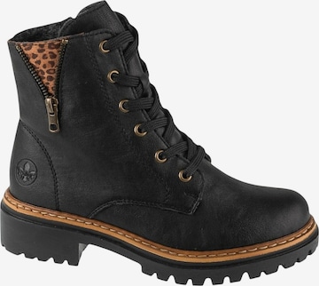 Rieker Veterlaarsjes 'Rieker Booties 72617' in Zwart: voorkant