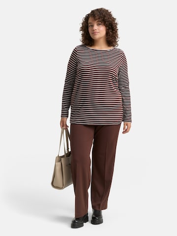 Tom Tailor Women + Majica | rjava barva
