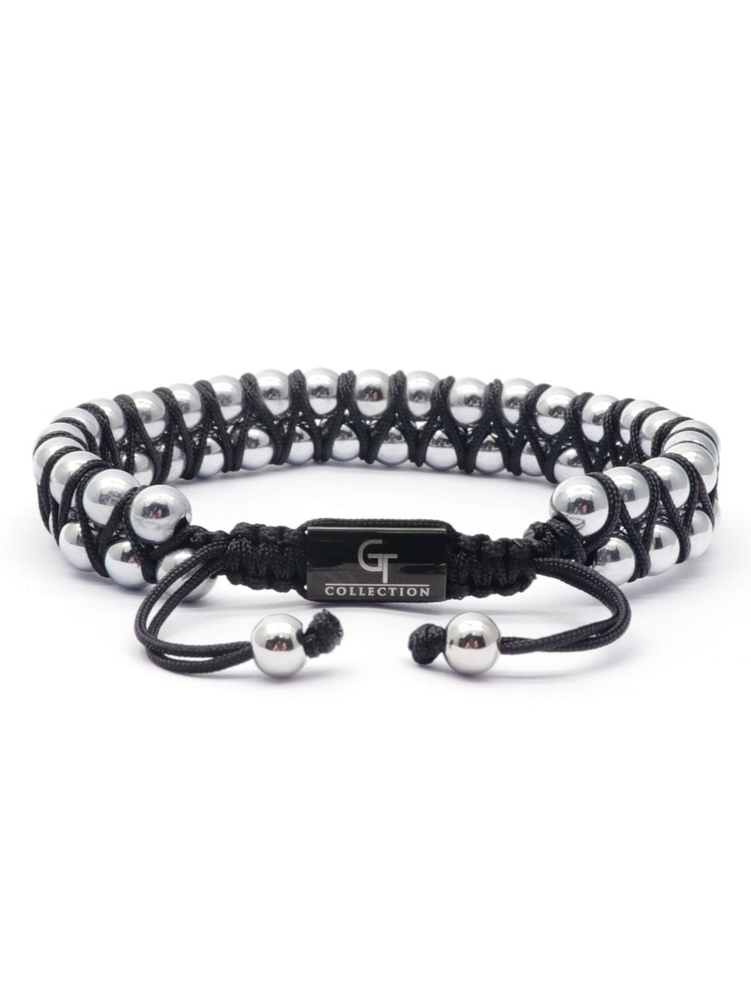GT Collection Armband 'Double-Bead' in Silber