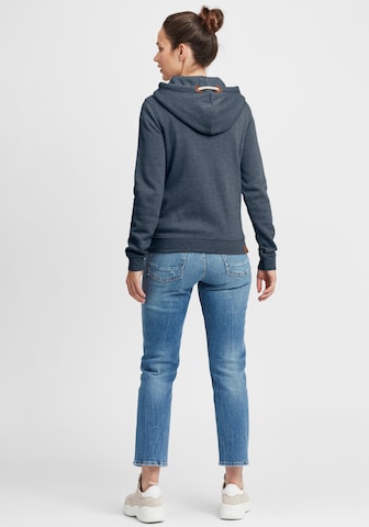 Oxmo Zip-Up Hoodie 'Vicky' in Blue