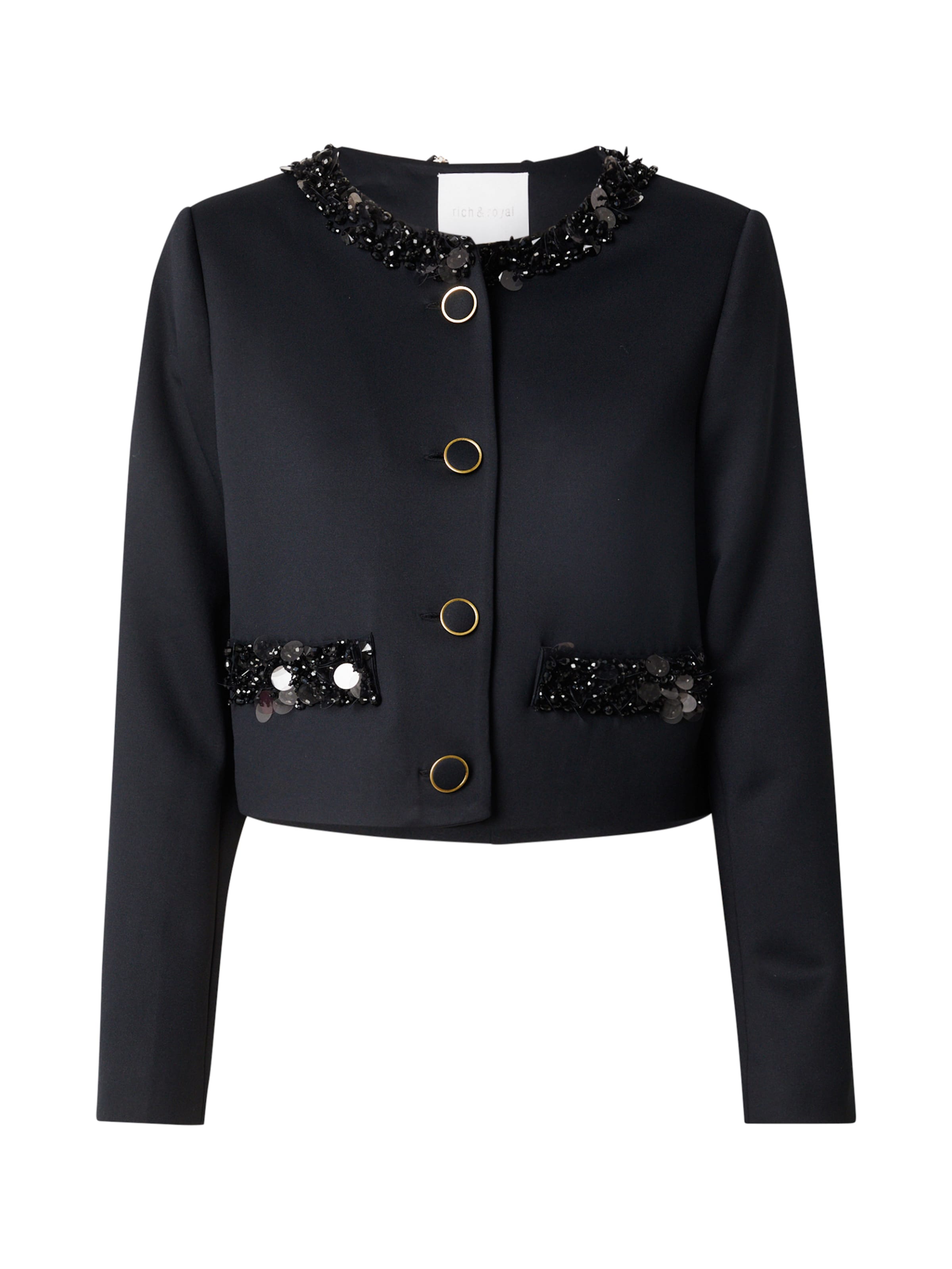 Rich & Royal - Blazer em preto: frente