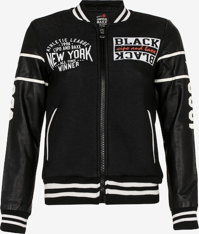 CIPO & BAXX Tussenjas 'New York Athletic' in de kleur Zwart, Productweergave
