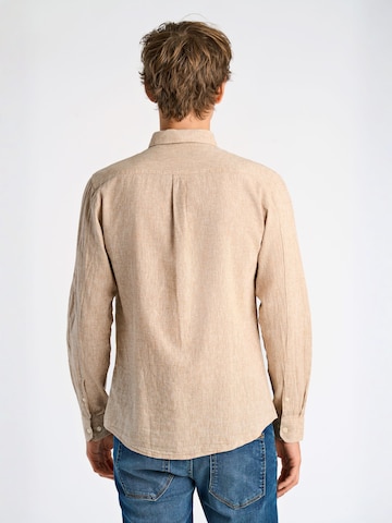 Lindbergh Regular fit Overhemd in Beige