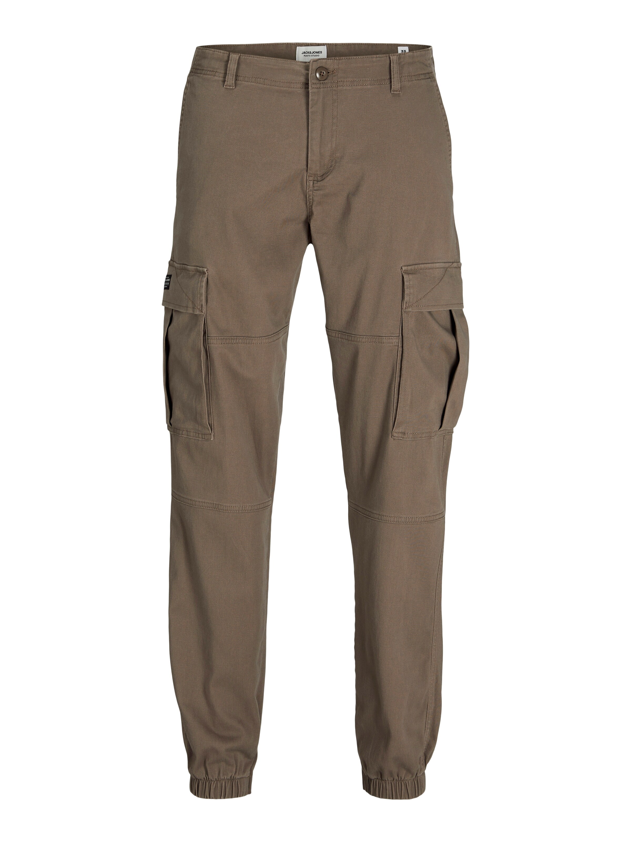 Pantalon cargo 'JPSTKANE JONNIE' JACK & JONES en marron : devant