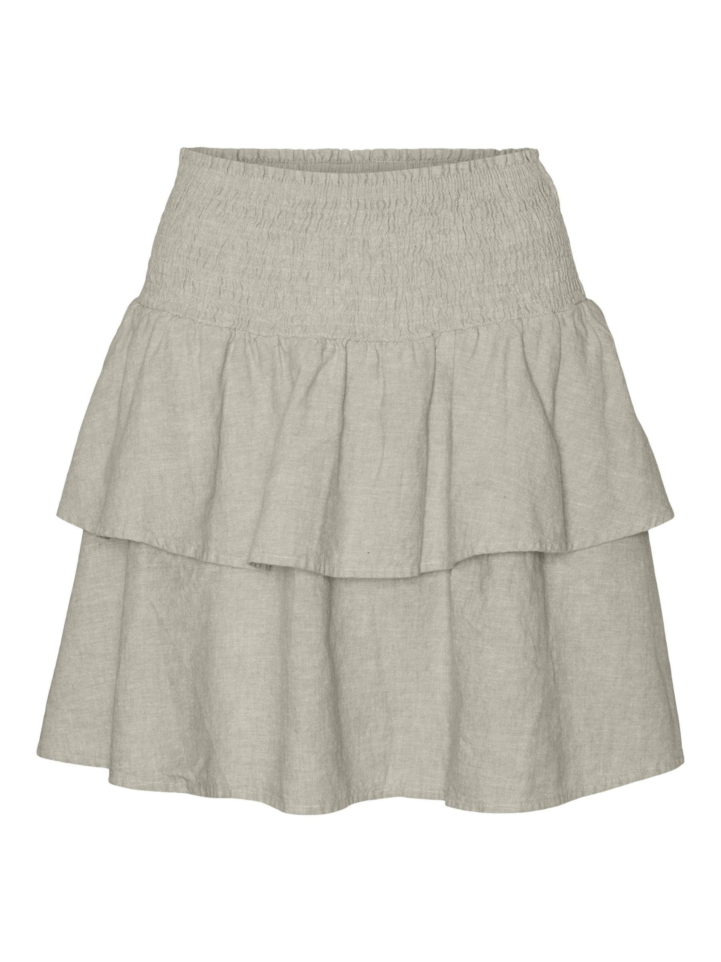 VERO MODA Rok 'Luna' in Beige: voorkant
