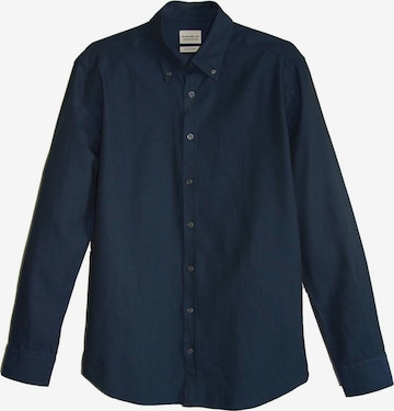 Black Label Shirt Regular fit Business Shirt 'URBAN' in Blue: front