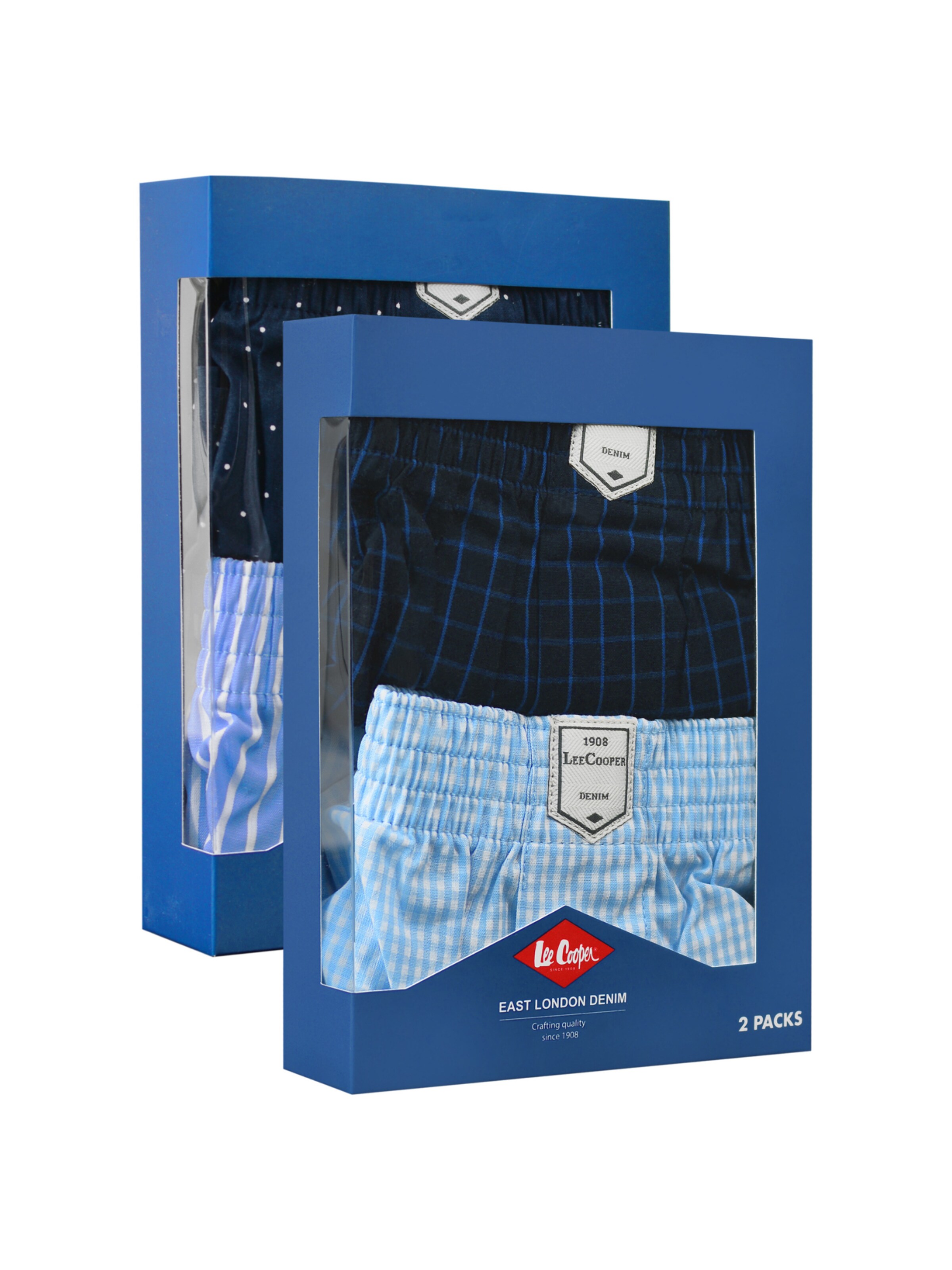 Lee Cooper Boksershorts i blå