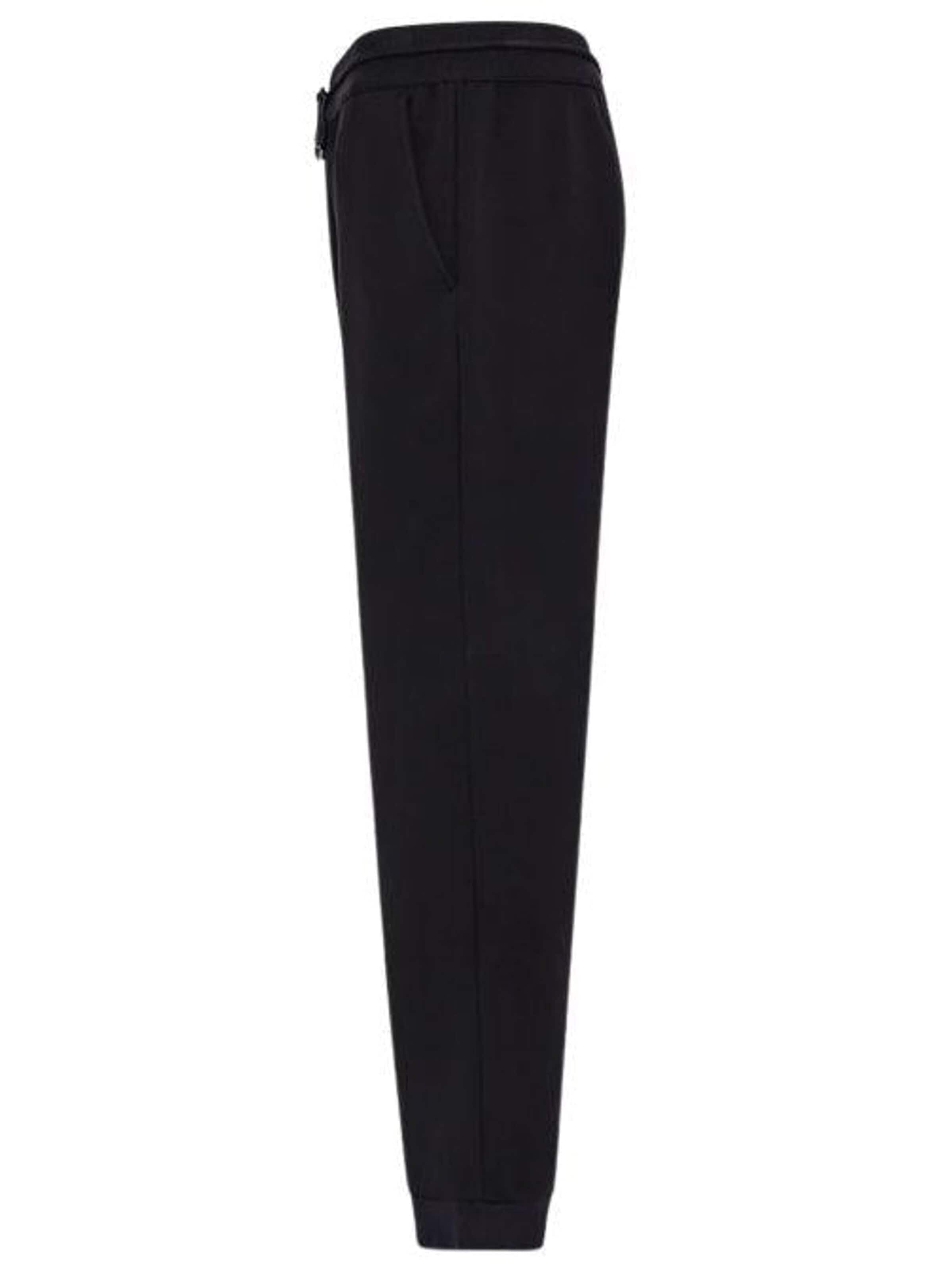 DUNO Byxa 'Cotton jersey jogging bottoms' i svart