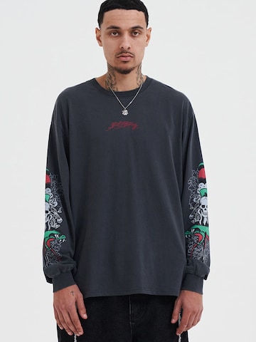 Ed Hardy Trui in Grijs: voorkant