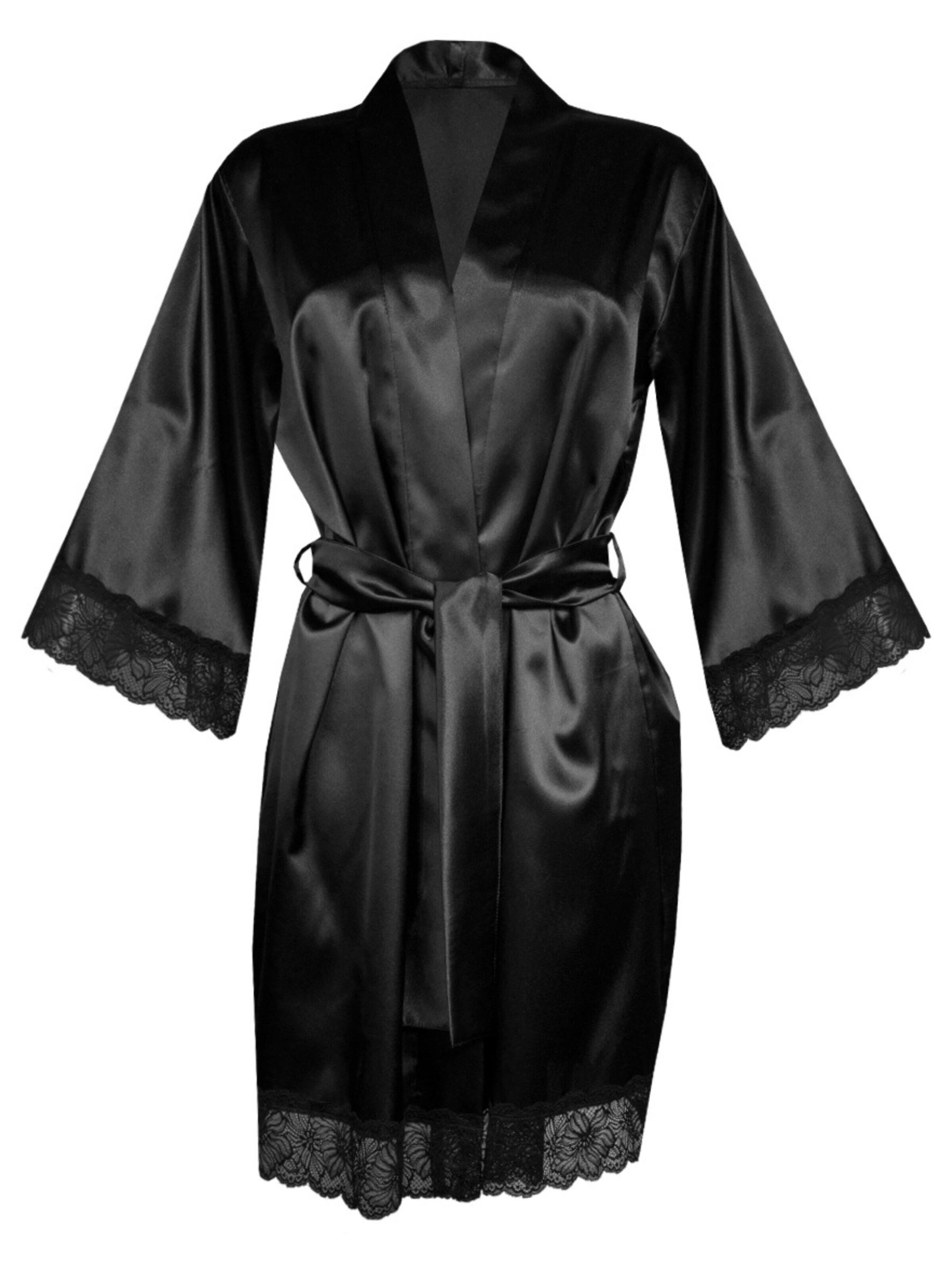 Vivisence Nachthemd '5032'‌‌‌‌‌ in Schwarz: Vorderseite
