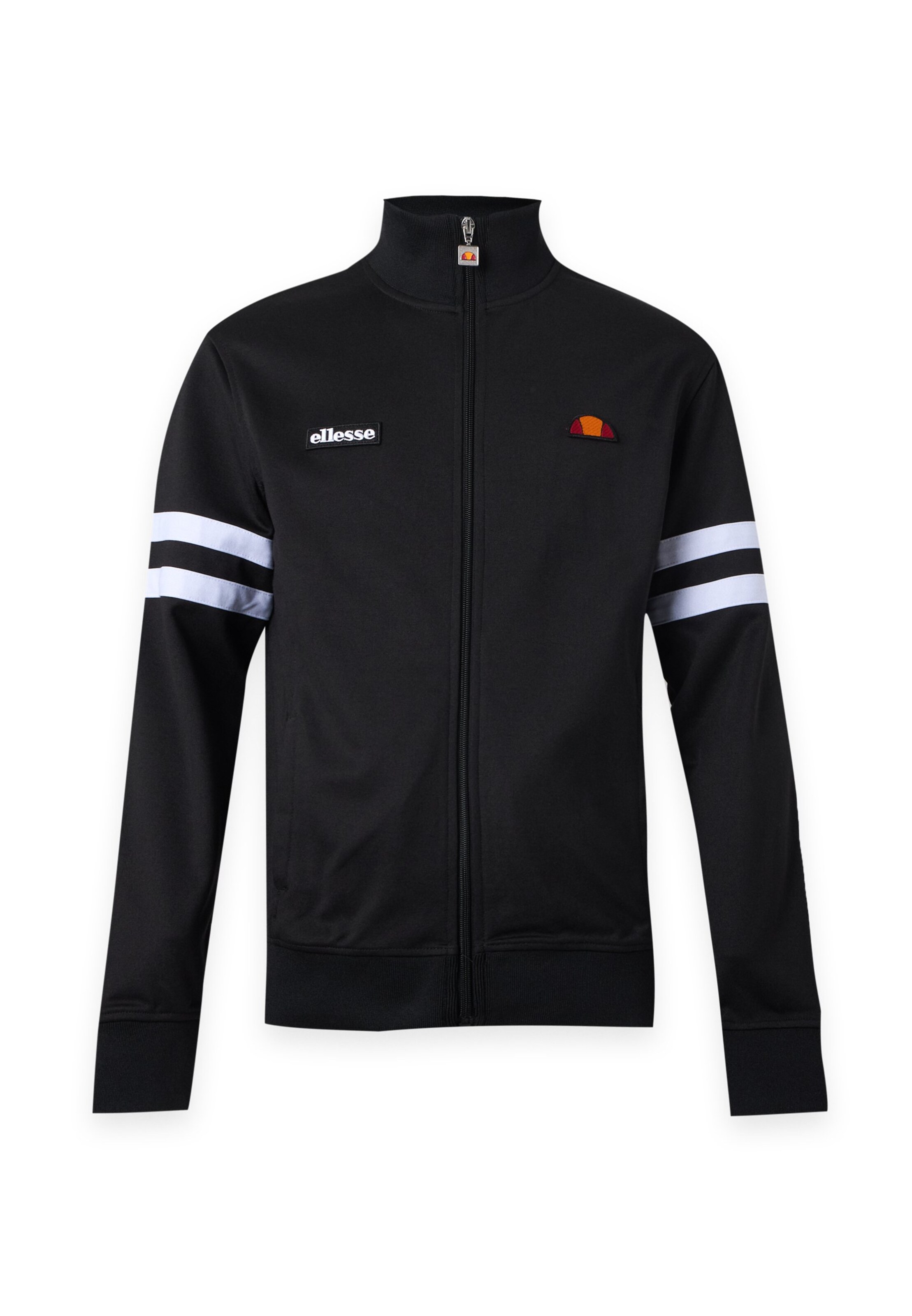 ELLESSE Sweatvest 'Roma' in Zwart: voorkant