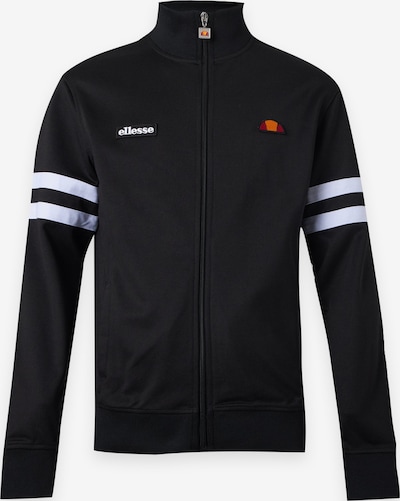 ELLESSE Collegetakki 'Roma' koossa S värissä musta / valkoinen, Tuotenäkymä
