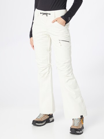 Regular Pantalon outdoor 'NADIA' ROXY en blanc : devant