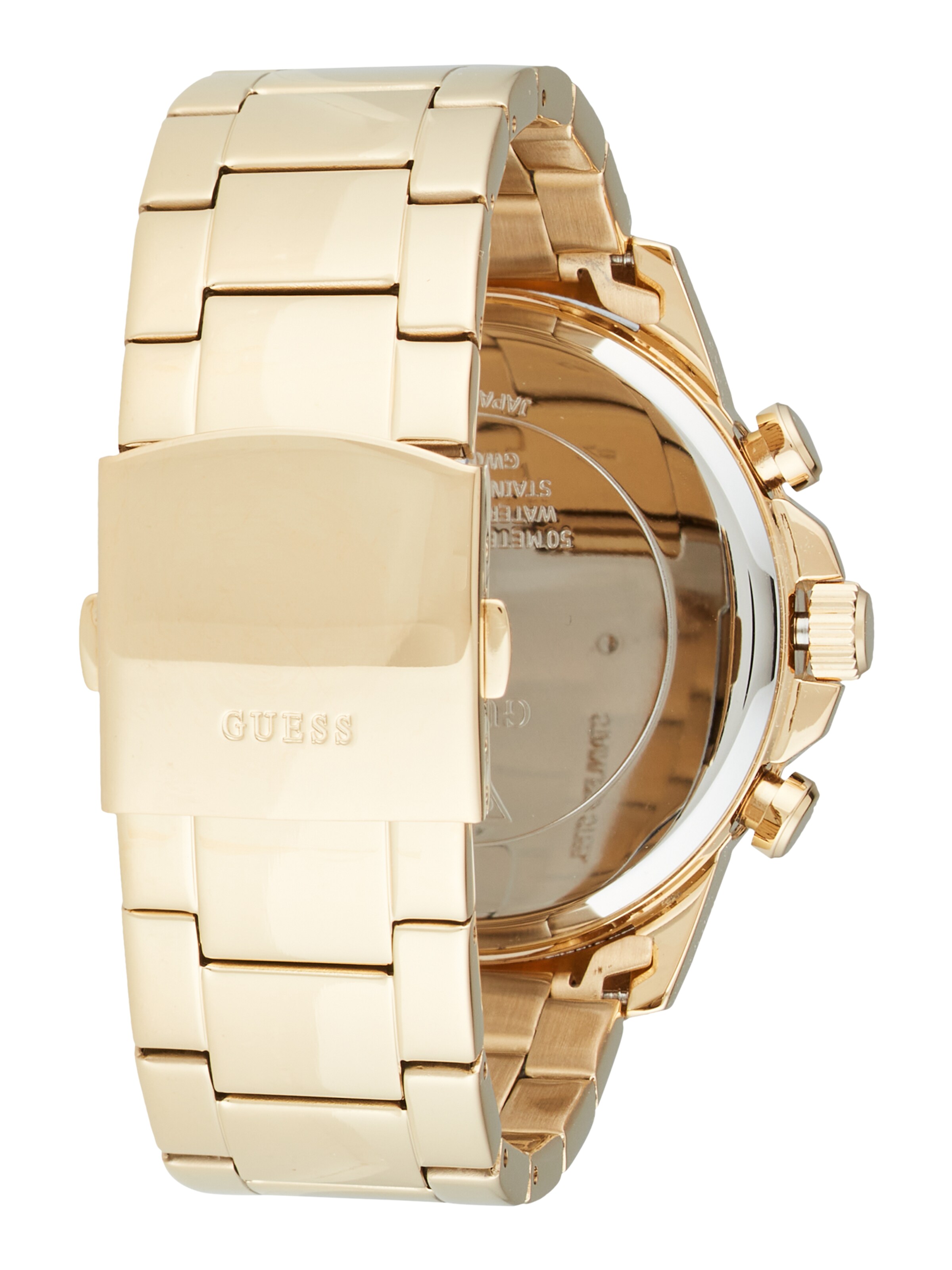 GUESS Uhr 'WALKER' in Gold