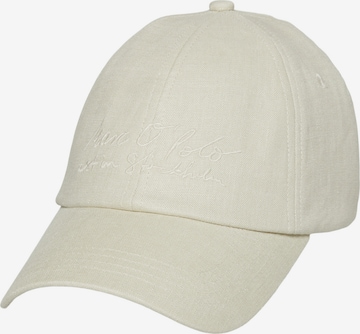 Casquette Marc O'Polo en beige : devant