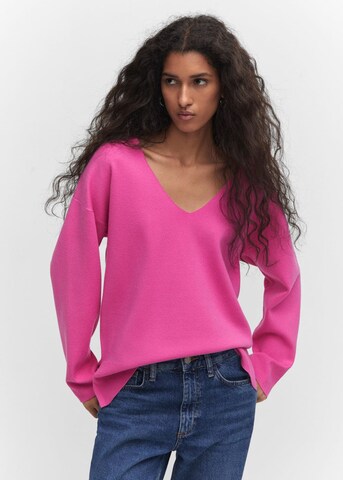MANGO Sweater 'Tortugav' in Pink: front