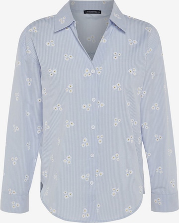 Trendyol Bluzka w kolorze niebieski: przód