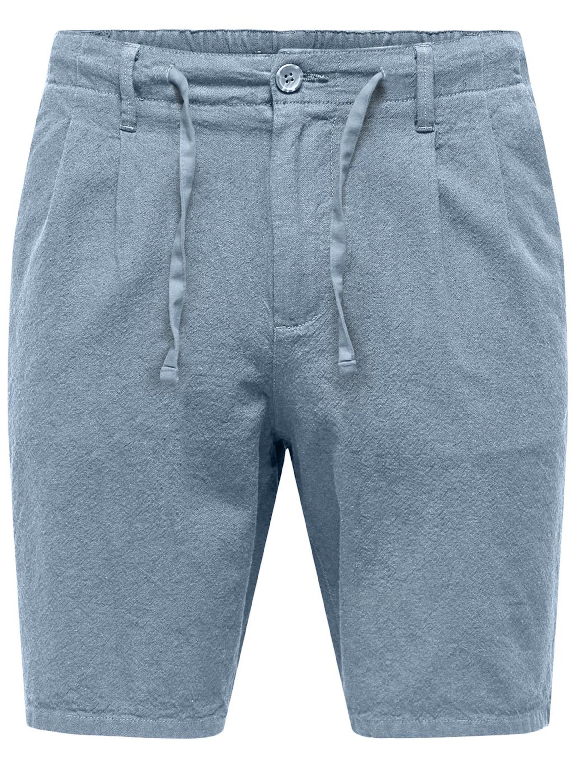 Loosefit Pantaloni 'Largo' di Only & Sons in blu: frontale