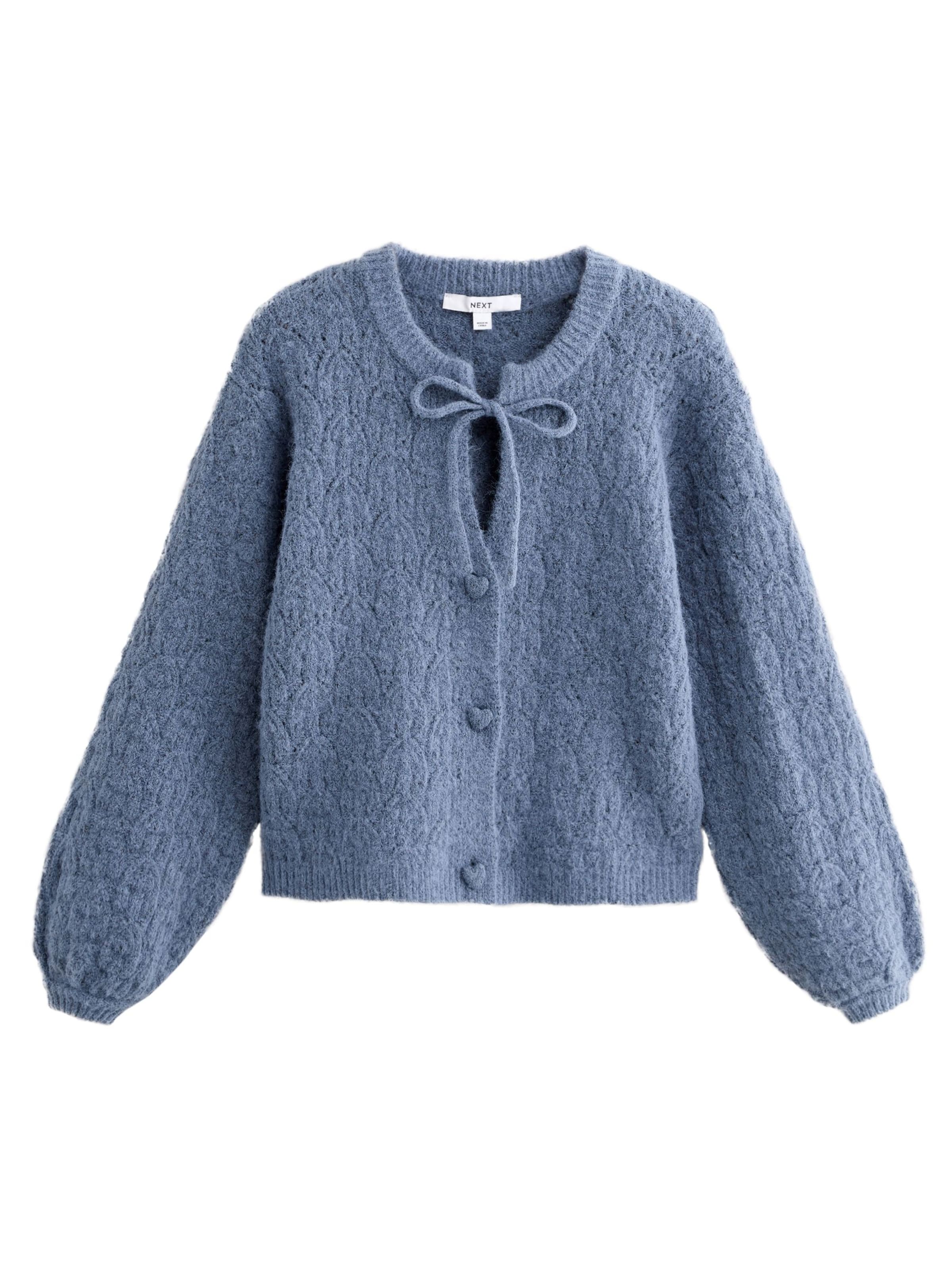 Next Strickjacke in Blau: Vorderseite