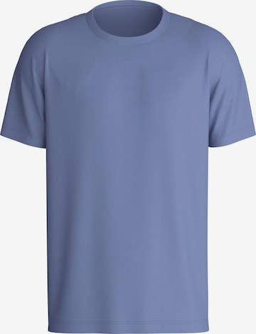 CALIDA Shirt 'Remix Basic Sleep' in Blau: Vorderseite