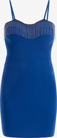 faina Cocktailjurk in Blauw: voorkant