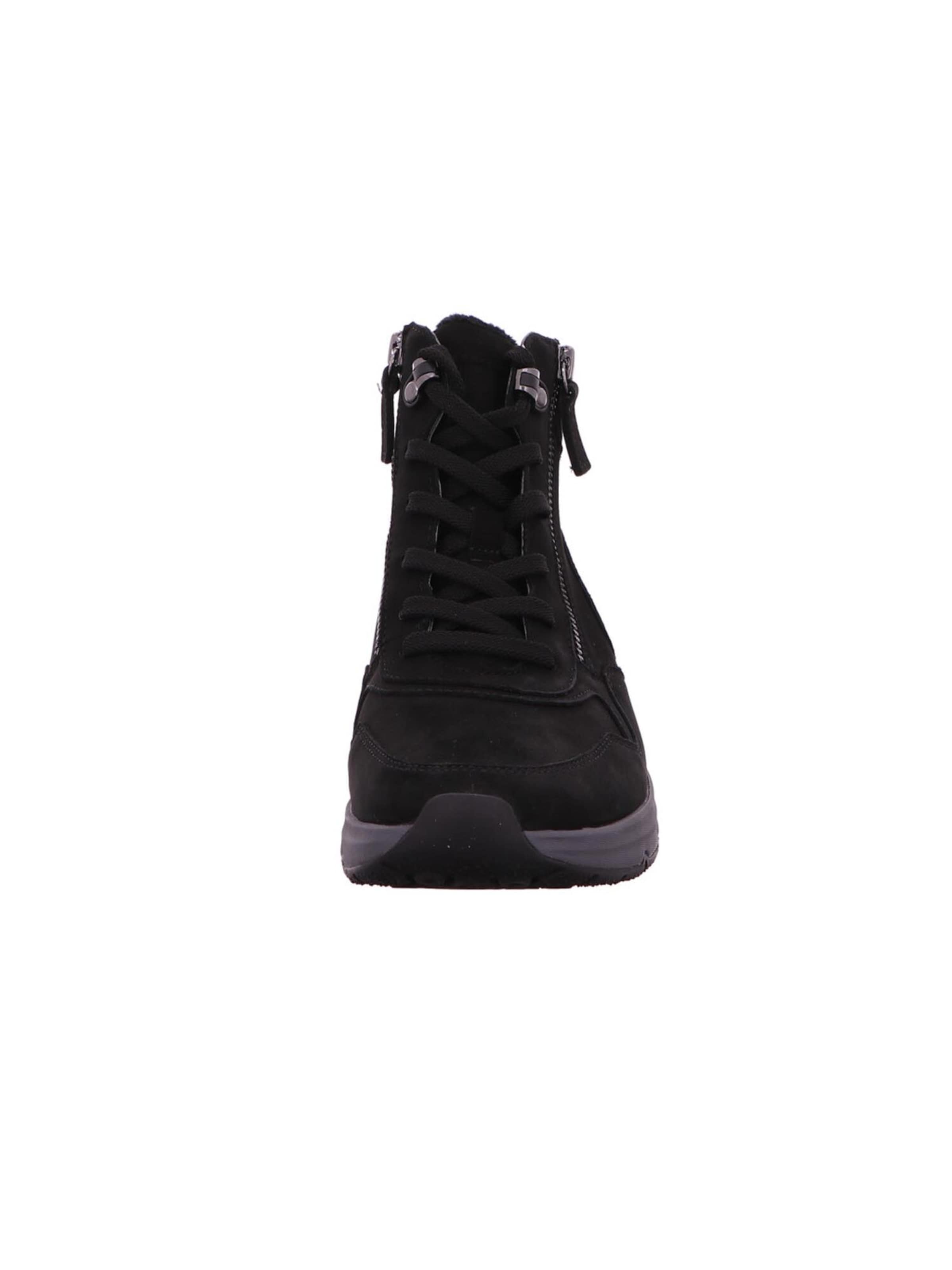 GABOR Schnürstiefelette in Schwarz