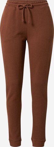 NA-KD Tapered Pants in Brown: front