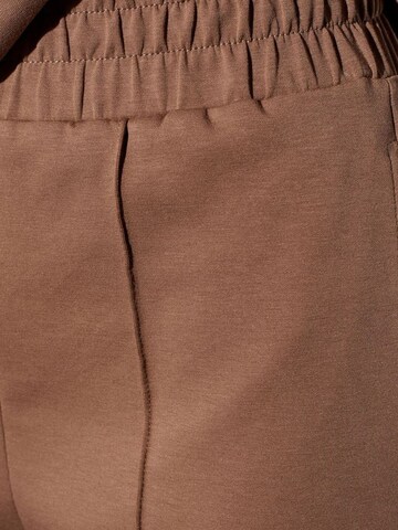 Dilvin Wide leg Pants in Brown