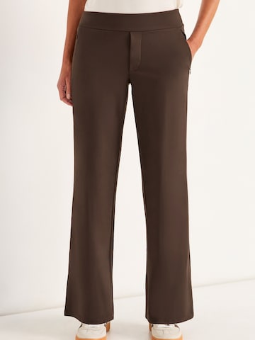 Wide Leg Pantalon Cellbes of Sweden en marron : devant